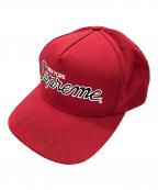 SUPREMEシュプリーム）の古着「CLASSIC TEAM 5-PANEL クラシックパネルキャップ」｜レッド