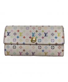 LOUIS VUITTON（ルイ ヴィトン）の古着「マルチカラーポルトフォイユ・サラリッチ　長財布」｜マルチカラー