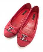 LOUIS VUITTONルイ ヴィトン）の古着「ローファー」｜レッド