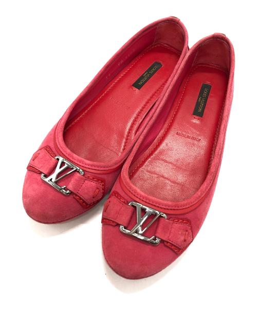 LOUIS VUITTON（ルイ ヴィトン）LOUIS VUITTON (ルイ ヴィトン) ローファー レッド サイズ:36の古着・服飾アイテム