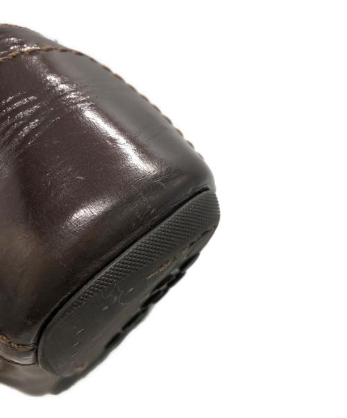 LOUIS VUITTON（ルイ ヴィトン）LOUIS VUITTON (ルイ ヴィトン) フラットパンプス ブラウン サイズ:36 1/2の古着・服飾アイテム