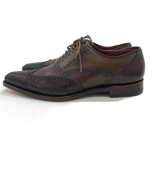 REGAL（リーガル）REGAL (リーガル) ウィングチップシューズ ブラウン サイズ:24.5の古着・服飾アイテム