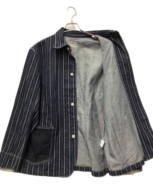 児島ジーンズ（コジマジーンズ）児島ジーンズ (コジマジーンズ) カバーオール インディゴ サイズ:XLの古着・服飾アイテム