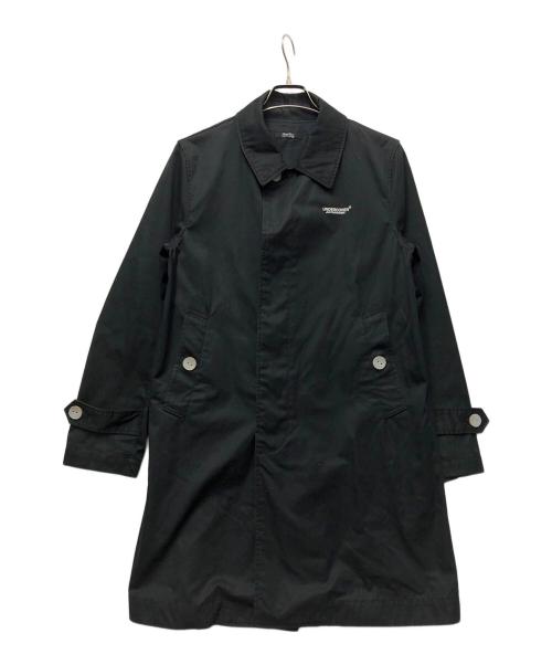 UNDERCOVER（アンダーカバー）UNDERCOVER (アンダーカバー) バックプリントステンカラーコート ブラック サイズ:2の古着・服飾アイテム