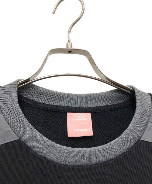 UMBRO（アンブロ）UMBRO (アンブロ) atmos (アトモス) スウェット ブラック×グレー サイズ:Mの古着・服飾アイテム