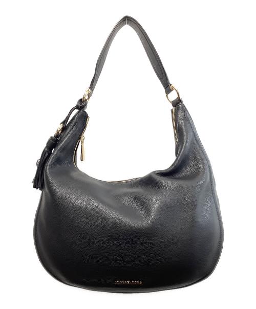 MICHAEL KORS（マイケル・コース）MICHAEL KORS (マイケルコース) リュディア　レザークロスボディバッグ ブラックの古着・服飾アイテム