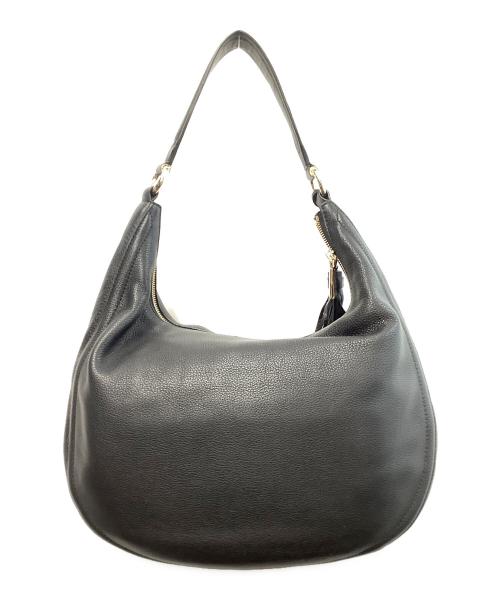 MICHAEL KORS（マイケル・コース）MICHAEL KORS (マイケルコース) リュディア　レザークロスボディバッグ ブラックの古着・服飾アイテム