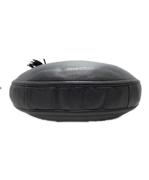 MICHAEL KORS（マイケル・コース）MICHAEL KORS (マイケルコース) リュディア　レザークロスボディバッグ ブラックの古着・服飾アイテム