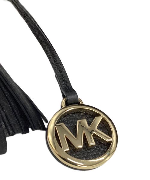 MICHAEL KORS（マイケル・コース）MICHAEL KORS (マイケルコース) リュディア　レザークロスボディバッグ ブラックの古着・服飾アイテム