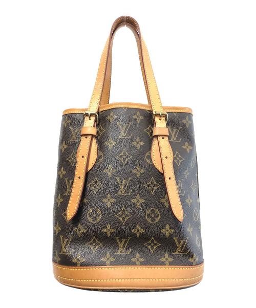 LOUIS VUITTON（ルイ ヴィトン）LOUIS VUITTON (ルイ ヴィトン) バケットPM ショルダーバッグ ブラウンの古着・服飾アイテム