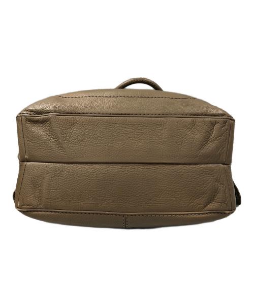 TOD'S（トッズ）TOD'S (トッズ) レザーハンドバッグ ブラウンの古着・服飾アイテム