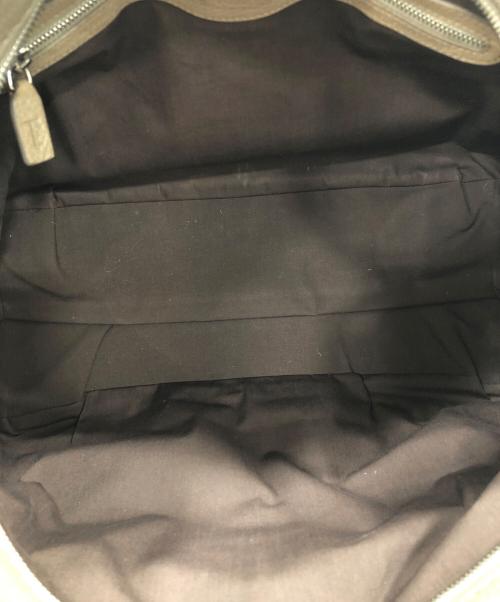 TOD'S（トッズ）TOD'S (トッズ) レザーハンドバッグ ブラウンの古着・服飾アイテム