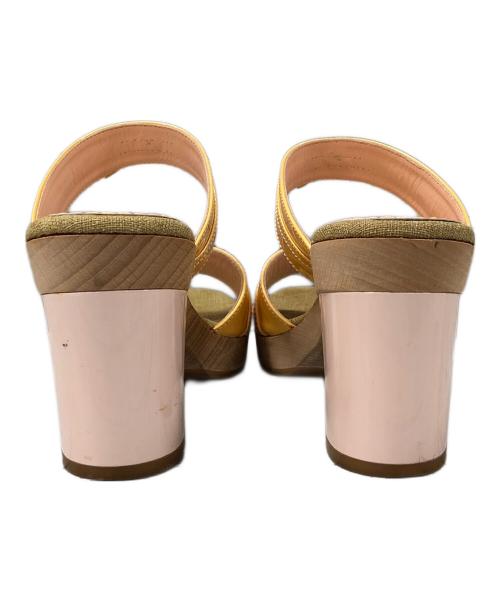 LOUIS VUITTON（ルイ ヴィトン）LOUIS VUITTON (ルイ ヴィトン) ダブルバンドサンダル グレー サイズ:35 1/2の古着・服飾アイテム