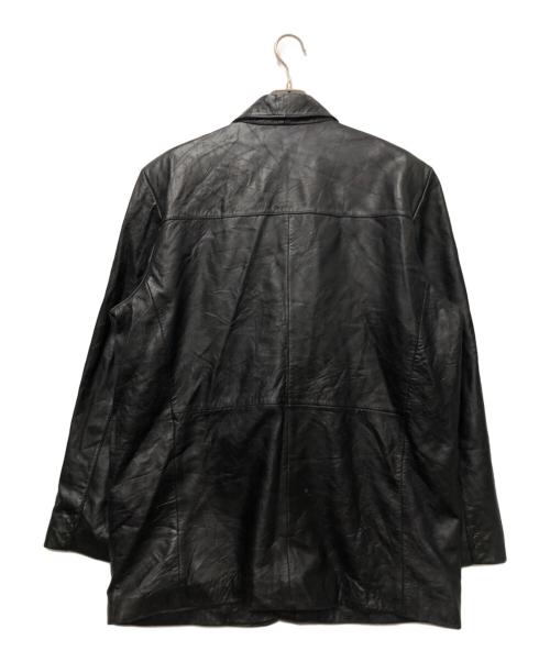 LA LEATHER（ラ レザー）LA LEATHER (ラ レザー) レザージャケット ブラック サイズ:42の古着・服飾アイテム