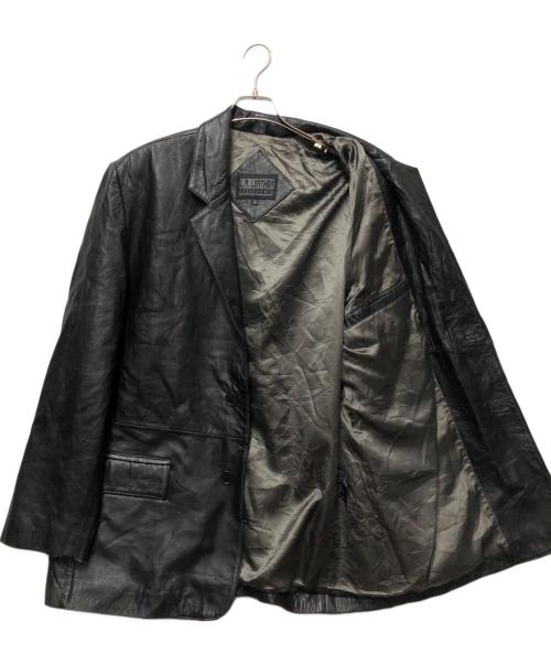 LA LEATHER（ラ レザー）LA LEATHER (ラ レザー) レザージャケット ブラック サイズ:42の古着・服飾アイテム