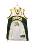 REEBOK（リーボック）の古着「ゲームユニフォーム」｜ホワイト×グリーン