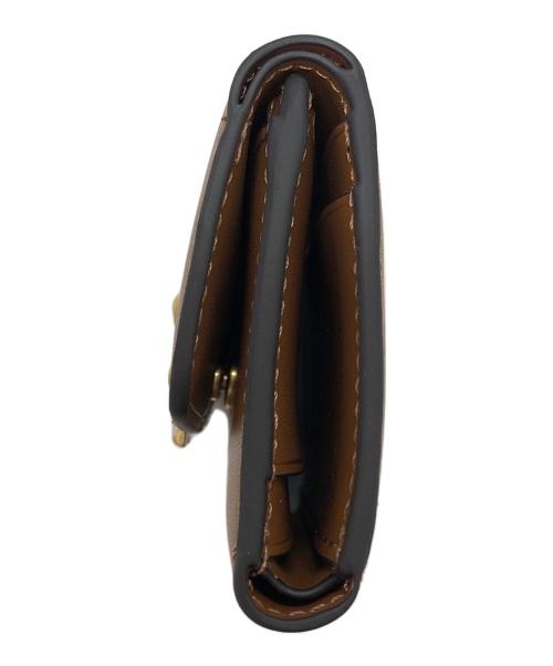 TORY BURCH（トリーバーチ）TORY BURCH (トリーバーチ) 3つ折り財布 ブラウンの古着・服飾アイテム