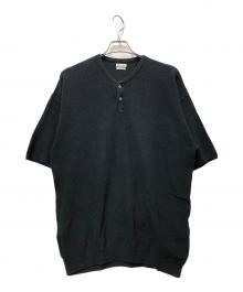 STEVEN ALAN（スティーブンアラン）の古着「ヘンリーネックカットソー」｜ブラック