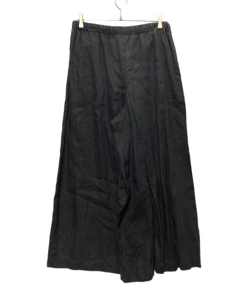 JOURNAL STANDARD（ジャーナルスタンダード）JOURNAL STANDARD (ジャーナルスタンダード) リネンタックキュロット ブラック サイズ:38の古着・服飾アイテム