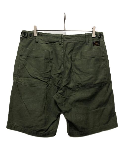 TENDERLOIN（テンダーロイン）TENDERLOIN (テンダーロイン) ハーフパンツ グリーン サイズ:Lの古着・服飾アイテム