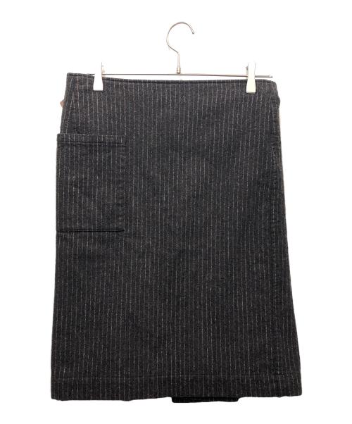 Y's（ワイズ）Y's (ワイズ) ウール混スカート ブラウン サイズ:1の古着・服飾アイテム