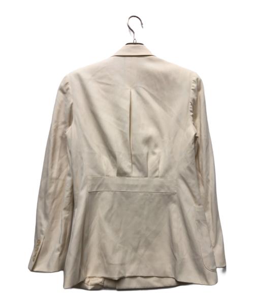 RALPH LAUREN Purple Label（ラルフ ローレン パープル レーベル）RALPH LAUREN PURPLE LABEL (ラルフ ローレン パープル レーベル) ダブルジャケット アイボリー サイズ:6の古着・服飾アイテム