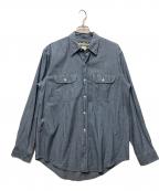 SUGAR CANEシュガーケーン）の古着「シャツ」｜ブルー