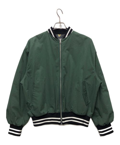 CASA FLINE（カーサフライン）CASA FLINE (カーサフライン) PERSON'S (パーソンズ) リバーシブルジャンパー グリーン サイズ:FREEの古着・服飾アイテム