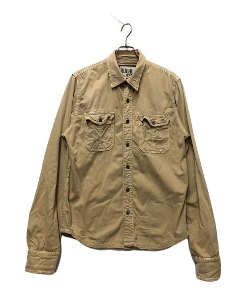 RUEHL No.925（ルール No.925）RUEHL No.925 (ルール No.925) ミリタリーダメージジャケット ベージュ サイズ:XLの古着・服飾アイテム