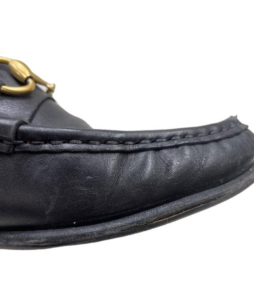 GUCCI（グッチ）GUCCI (グッチ) ホースビットローファー ブラック サイズ:37の古着・服飾アイテム