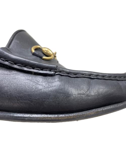 GUCCI（グッチ）GUCCI (グッチ) ホースビットローファー ブラック サイズ:37の古着・服飾アイテム