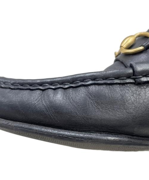 GUCCI（グッチ）GUCCI (グッチ) ホースビットローファー ブラック サイズ:37の古着・服飾アイテム