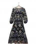 KASTANEカスタネ）の古着「半袖ワンピース」｜ブラック