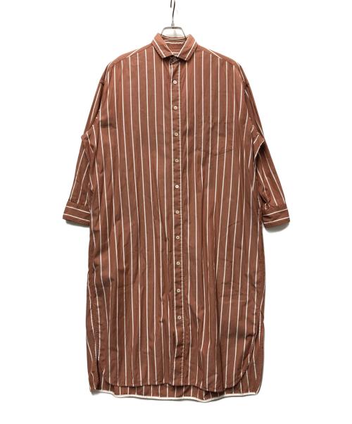 ticca（ティッカ）TICCA (ティッカ) シャツワンピース ブラウン サイズ:FREEの古着・服飾アイテム