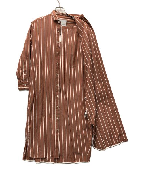 ticca（ティッカ）TICCA (ティッカ) シャツワンピース ブラウン サイズ:FREEの古着・服飾アイテム