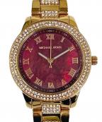 MICHAEL KORSマイケル・コース）の古着「TIBBY 腕時計」｜ワインレッド