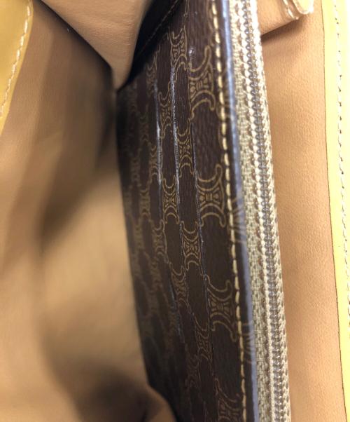 CELINE（セリーヌ）CELINE (セリーヌ) マカダム2つ折り財布 ブラウンの古着・服飾アイテム