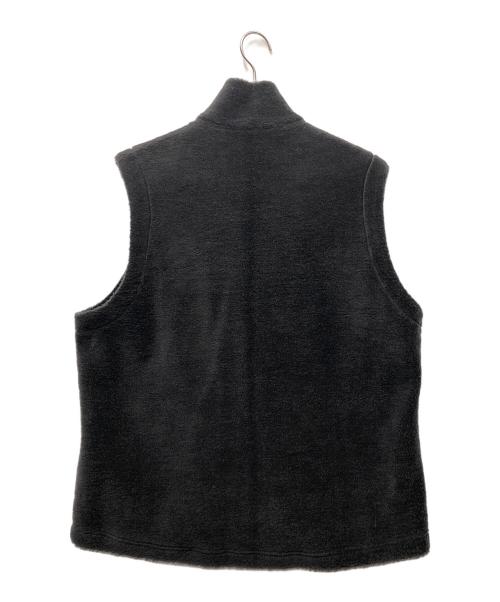 confect（コンフェクト）confect (コンフェクト) ウールコットン フリースジップ ベスト ブラック サイズ:3の古着・服飾アイテム