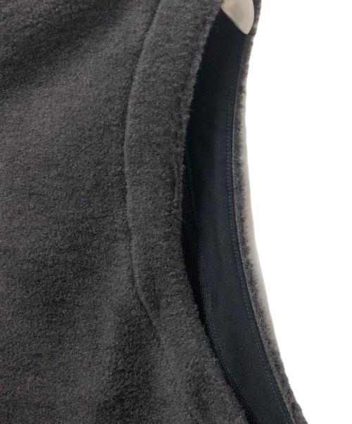 confect（コンフェクト）confect (コンフェクト) ウールコットン フリースジップ ベスト ブラック サイズ:3の古着・服飾アイテム