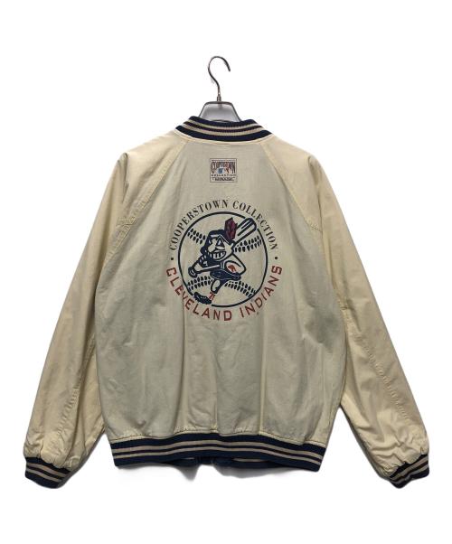 Cooperstown（クーパーズタウン）Cooperstown (クーパーズタウン) 90'sスタジャン ネイビー×ホワイト サイズ:XXLの古着・服飾アイテム