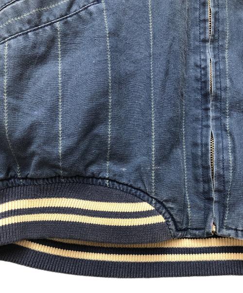 Cooperstown（クーパーズタウン）Cooperstown (クーパーズタウン) 90'sスタジャン ネイビー×ホワイト サイズ:XXLの古着・服飾アイテム