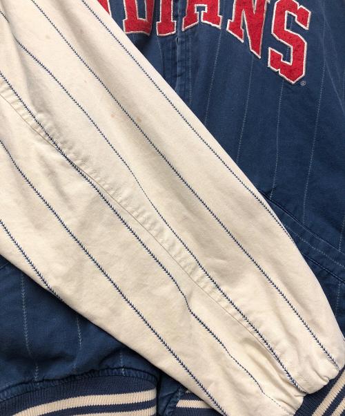 Cooperstown（クーパーズタウン）Cooperstown (クーパーズタウン) 90'sスタジャン ネイビー×ホワイト サイズ:XXLの古着・服飾アイテム