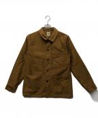 F.O.B FACTORYエフオービー ファクトリー）の古着「フレンチモールスキンジャケット」｜ブラウン