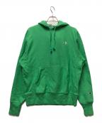 Champion REVERSE WEAVEチャンピオン リバース ウィーブ）の古着「プルオーバーパーカー」｜グリーン