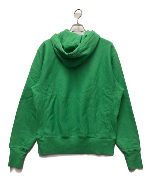 Champion REVERSE WEAVE（チャンピオン リバース ウィーブ）Champion REVERSE WEAVE (チャンピオン リバース ウィーブ) プルオーバーパーカー グリーン サイズ:XLの古着・服飾アイテム
