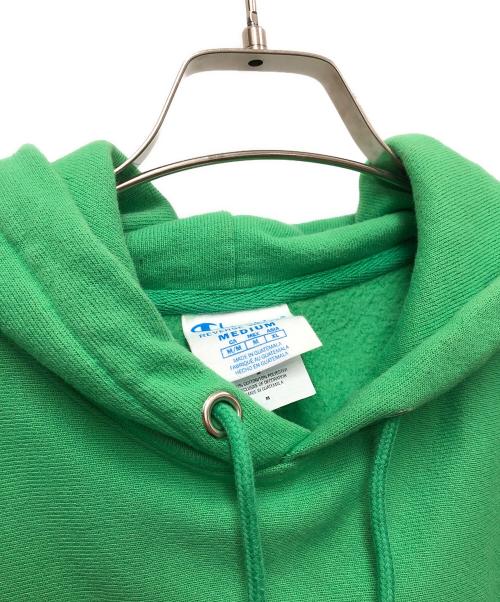 Champion REVERSE WEAVE（チャンピオン リバース ウィーブ）Champion REVERSE WEAVE (チャンピオン リバース ウィーブ) プルオーバーパーカー グリーン サイズ:XLの古着・服飾アイテム