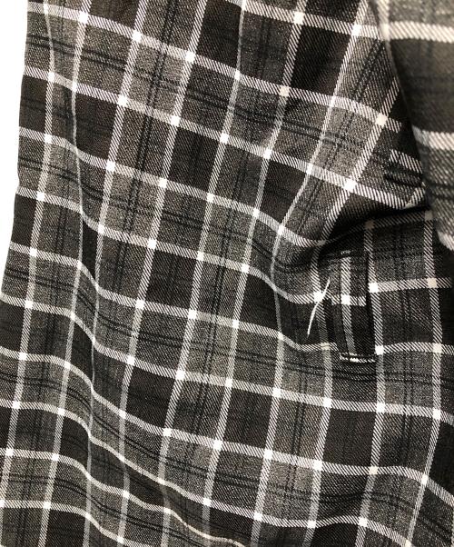 TRAVAS（トラバス）TRAVAS (トラバス) デザインチェックパンツ ブラック サイズ:FREEの古着・服飾アイテム