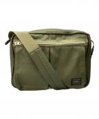 PORTERポーター）の古着「2WAY SHOULDER BAG フライングエース」｜グリーン