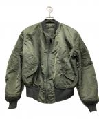 ALPHAアルファ）の古着「MA-1ジャケット」｜カーキ