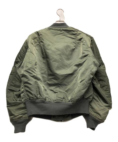ALPHA（アルファ）ALPHA (アルファ) MA-1ジャケット カーキ サイズ:Lの古着・服飾アイテム